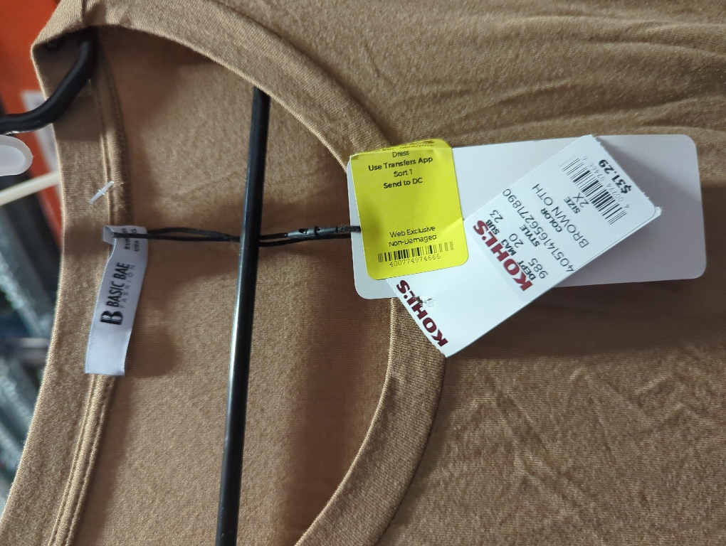 Size 2XL Basic Bae t-shirt dress