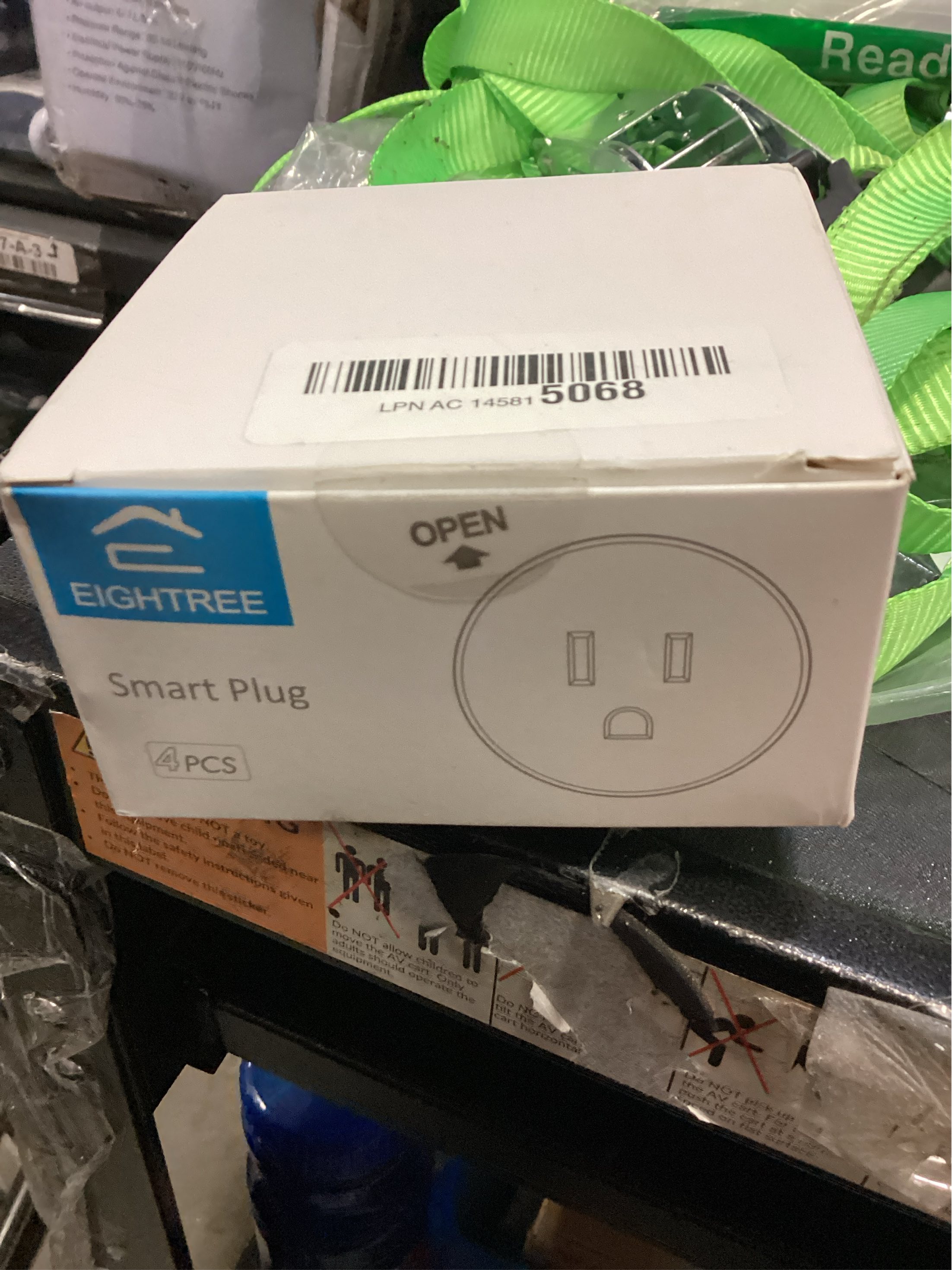 EIGHTREE Smart Plug, Smart Home WiFi Outlet Works with Alexa & Google Home, Smart Socket with Remote Control & Timer Function, 2.4GHz WiFi Only, 4 Packs