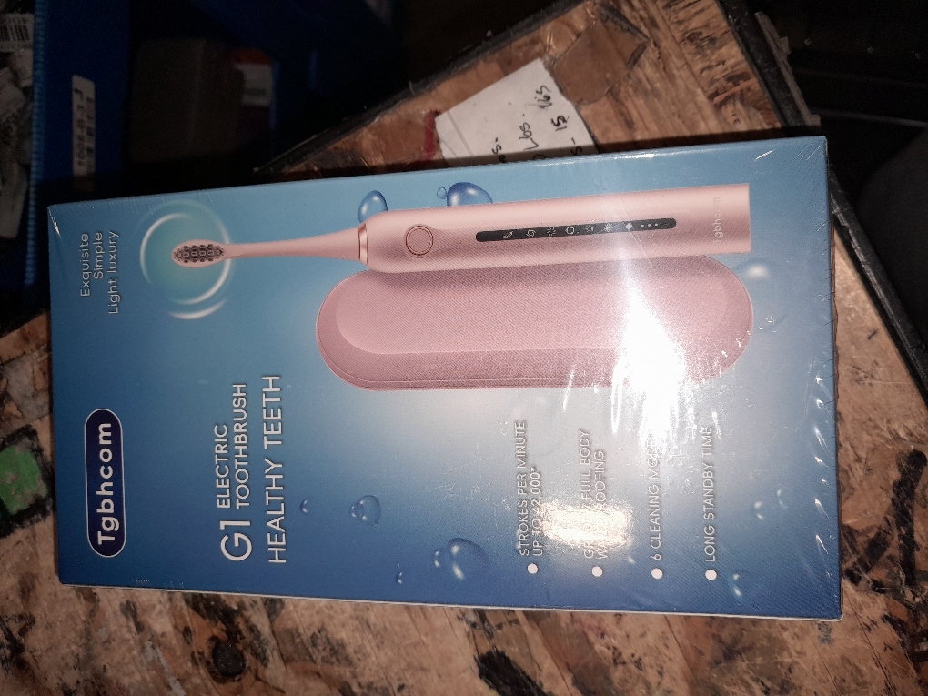 Pink Electric Toothbrushes, with 4 Brush Heads, 1 Travel Toothbrush Case, for Adults and Kid Electric Toothbrush, Long 180-Day Battery Life, 6 Modes, IPX7 Waterproof, Smart 2-Minute Timer.