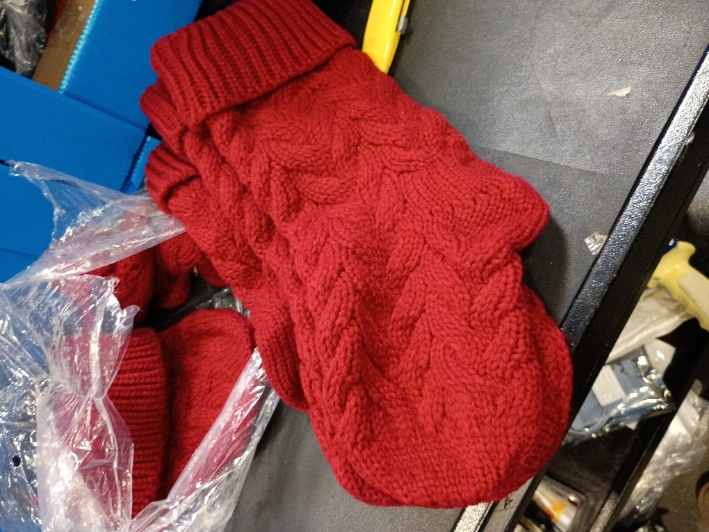 5 Pack Christmas Socks Knitted Wool Candy Bag Socks Gift Socks Hanging Ornaments Wall Decoration Gift Socks