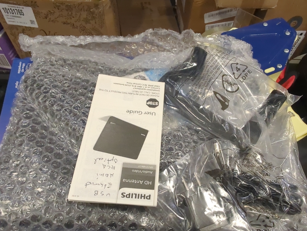 Indoor HDTV Antenna with Signal Finder, Long Range Antenna, Signal Booster Amplifier, VHF UHF 1080P 4K Ultra HD