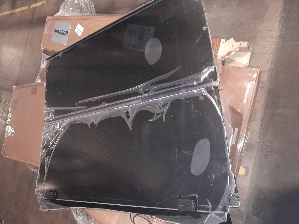 HECASA Tinted Golf Cart Windshield Compatible with ICON I20 I40 I60 I20L I40L I60L Folding Fold down Golf Cart Windscreen Plastic Smoke