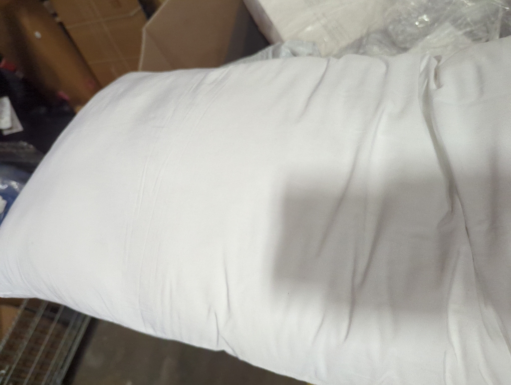 Body Pillow Insert - Cooling Breathable Full Body Pillow for Side Sleeper - Soft Long Bed Pillow for Adults - 20 x 54 inch-White