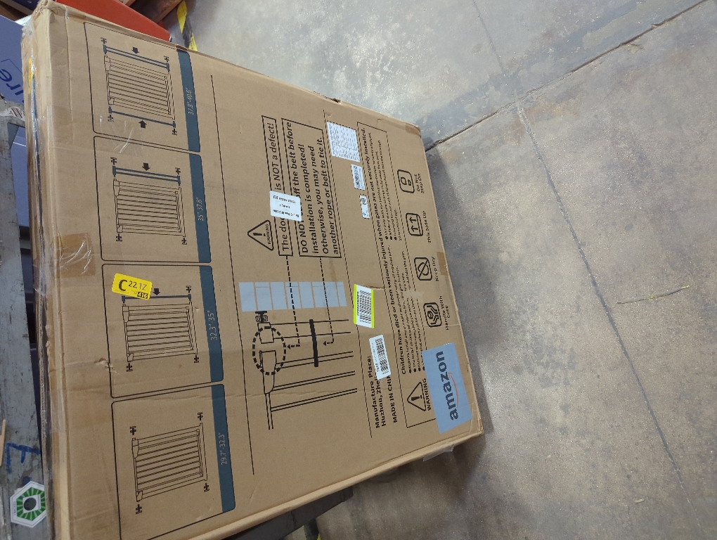 Cumbor 2 Pack 29.7-40.6(Extensions Included) Baby Gate for Stairs, Mom's Choice Awards Winner-Auto Close Dog Gate for doorways, Pressure Mounted Pet Gate Indoor, Wide Safety Child Gate for Dog,White