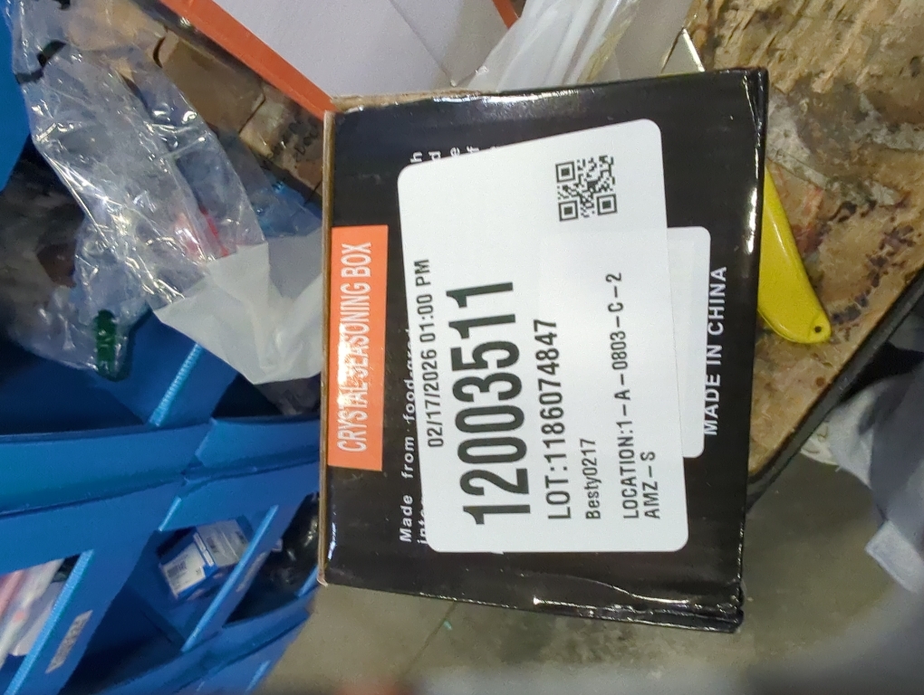 Clear Seasoning Box, 4 Pieces Seasoning Rack Spice Pots, Storage Container Condiment Jars Acrylic Seasoning Box with Covers and Spoons for Spice, Sugar, Salt, Sugar, Cardamon, Cinnamon