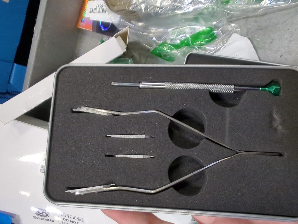 7825 Spring Bar Tweezers: Watch Spring Bar Tool with Replacement Tips