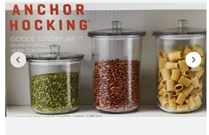 Anchor Hocking, 3 Count - Goode Sundry Glass Storage Jar | 2x 1 Gallon   1 x 3 G