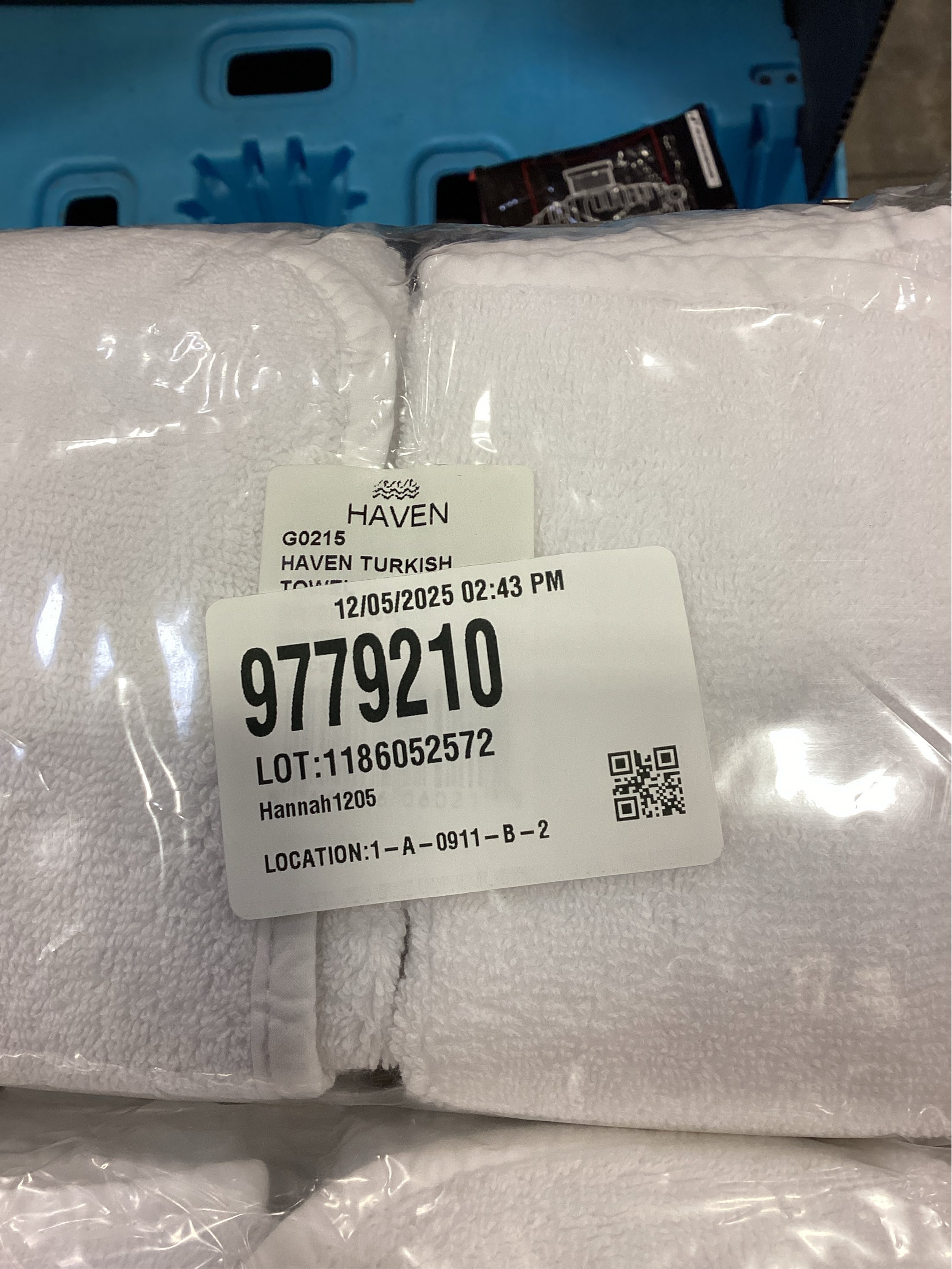Haven Turkish Cotton Washcloth in Bright White PACK OF 6