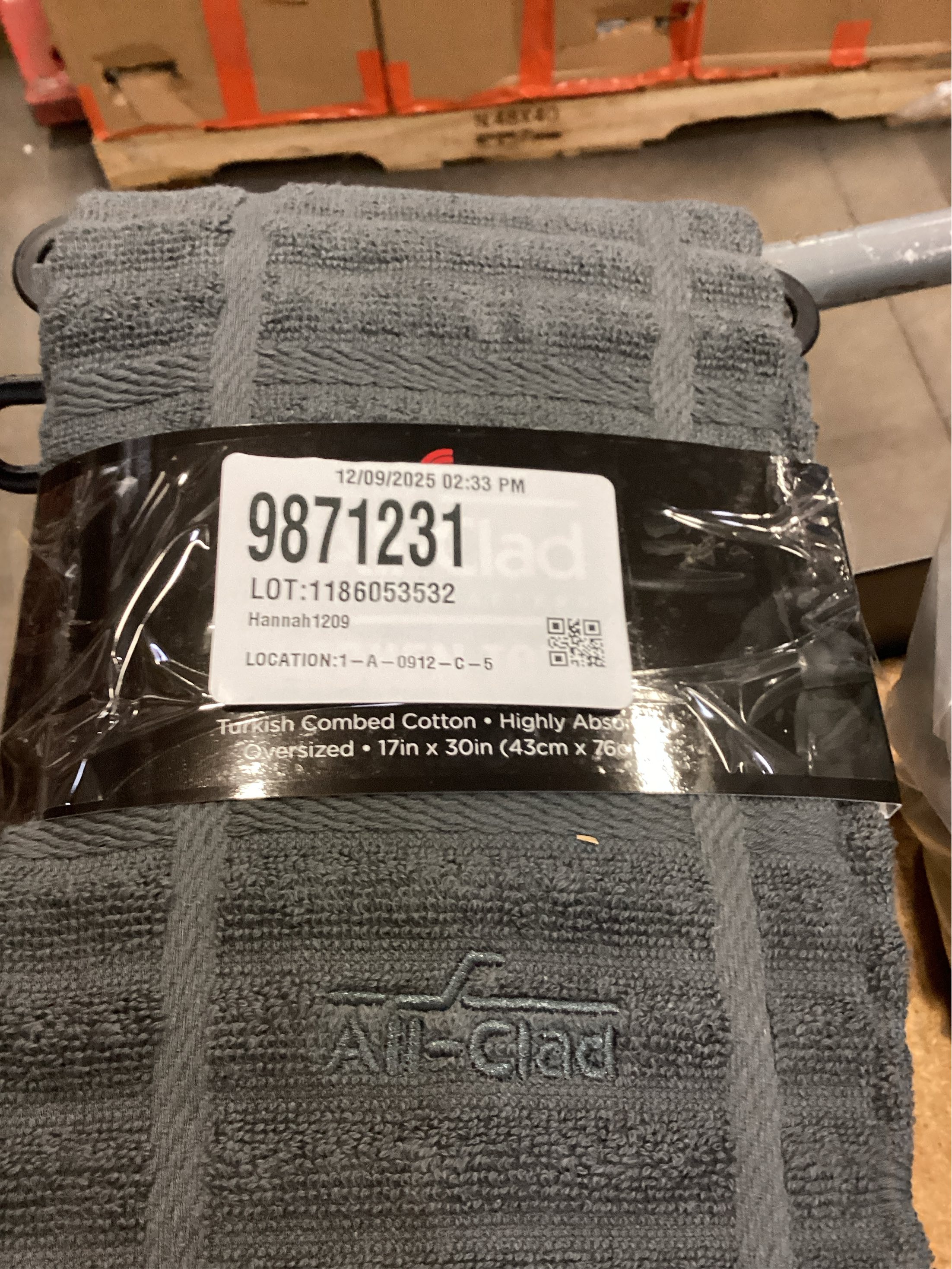 All-Clad Solid Kitchen Towel: Highly Absorbent, Super Soft Long Lasting - 100% Cotton, 17x30 Tea Towel for Cleaning & Drying Dishes, Pans, Glassware, or Countertops, (3 pack), Pewter