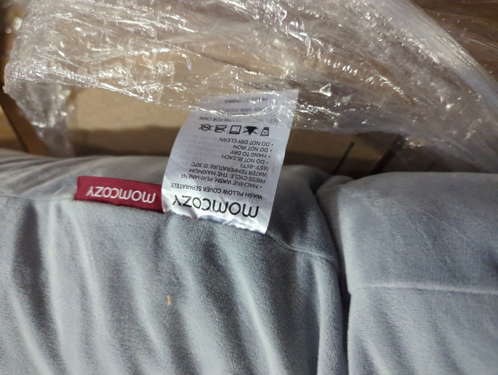 Momcozy Pregnancy Pillows for Sleeping, U Shaped Full Body Maternity Pillow with Removable Cover - Support for Back, Legs, Belly, HIPS for Pregnant Women, 57 Inch Pregnancy Pillow for Women, Grey