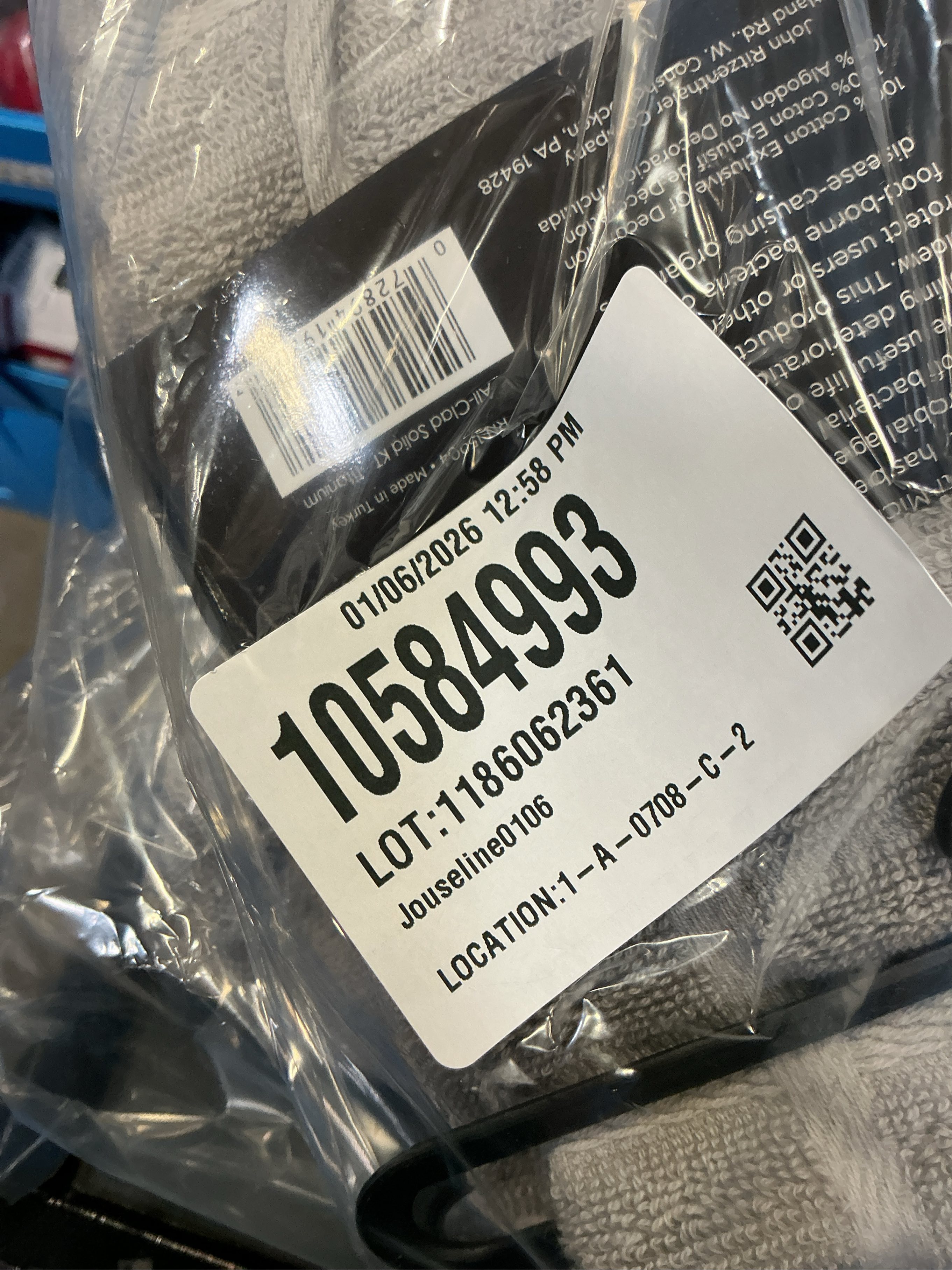 2 pack All-Clad Solid Kitchen Towel: Highly Absorbent, Super Soft Long Lasting - 100% Cotton, 17x30 Tea Towel for Cleaning & Drying Dishes, Pans, Glassware, or Countertops, (1-Pack), Titanium Gray