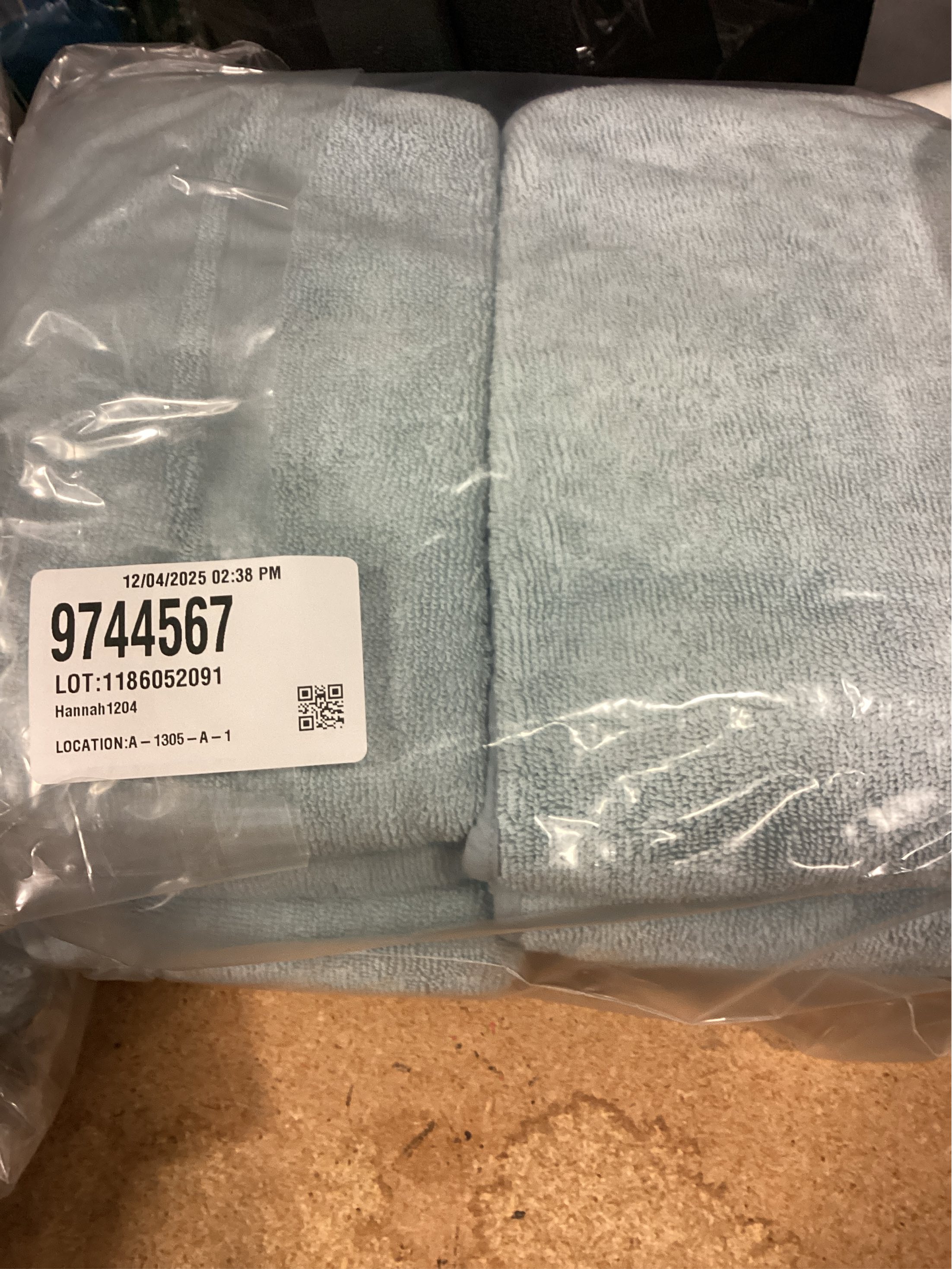 Haven Turkish Cotton Hand Towel in Celestial Blue 6PACK