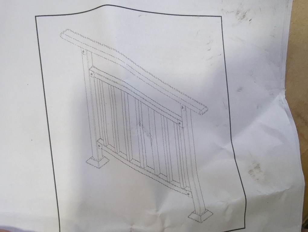Iron Hand Rails Black