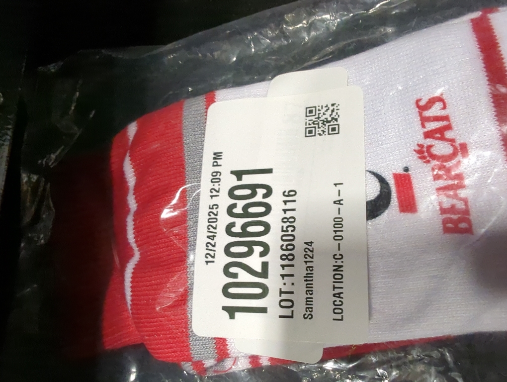 For Bare Feet Collegiate University Striped Dress Socks, One Size Fits Most Footwear for Men Women Youth, Game Day Apparel