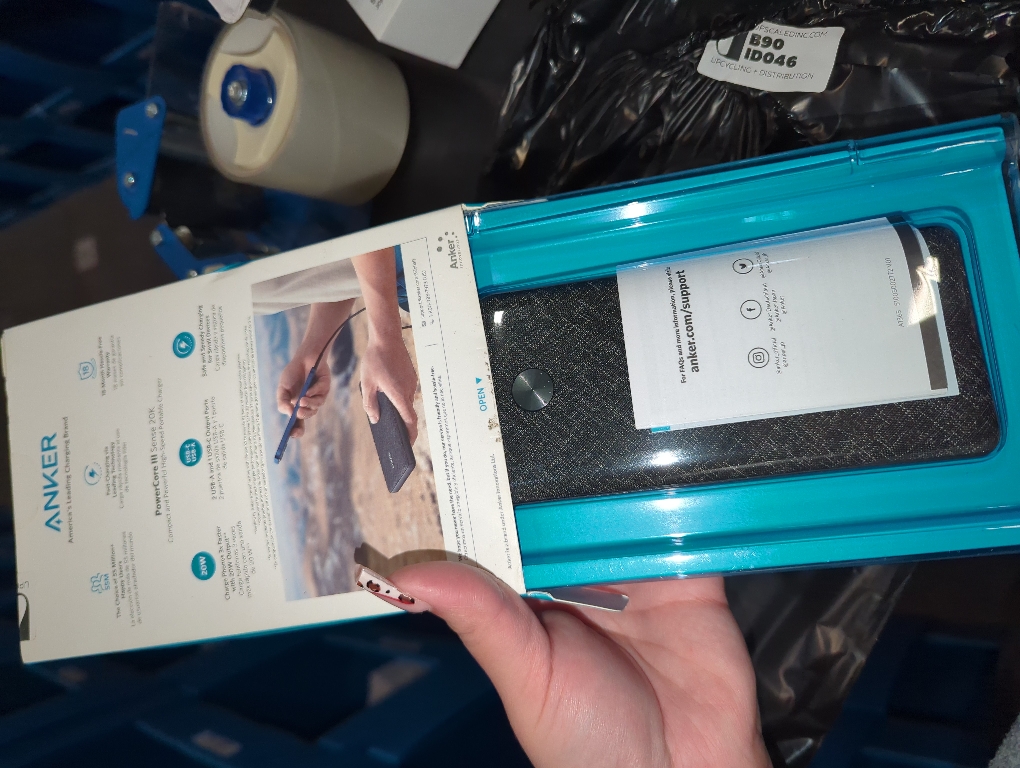 Anker PowerCore III Sense 20K USB-C Portable Battery Charger - Black