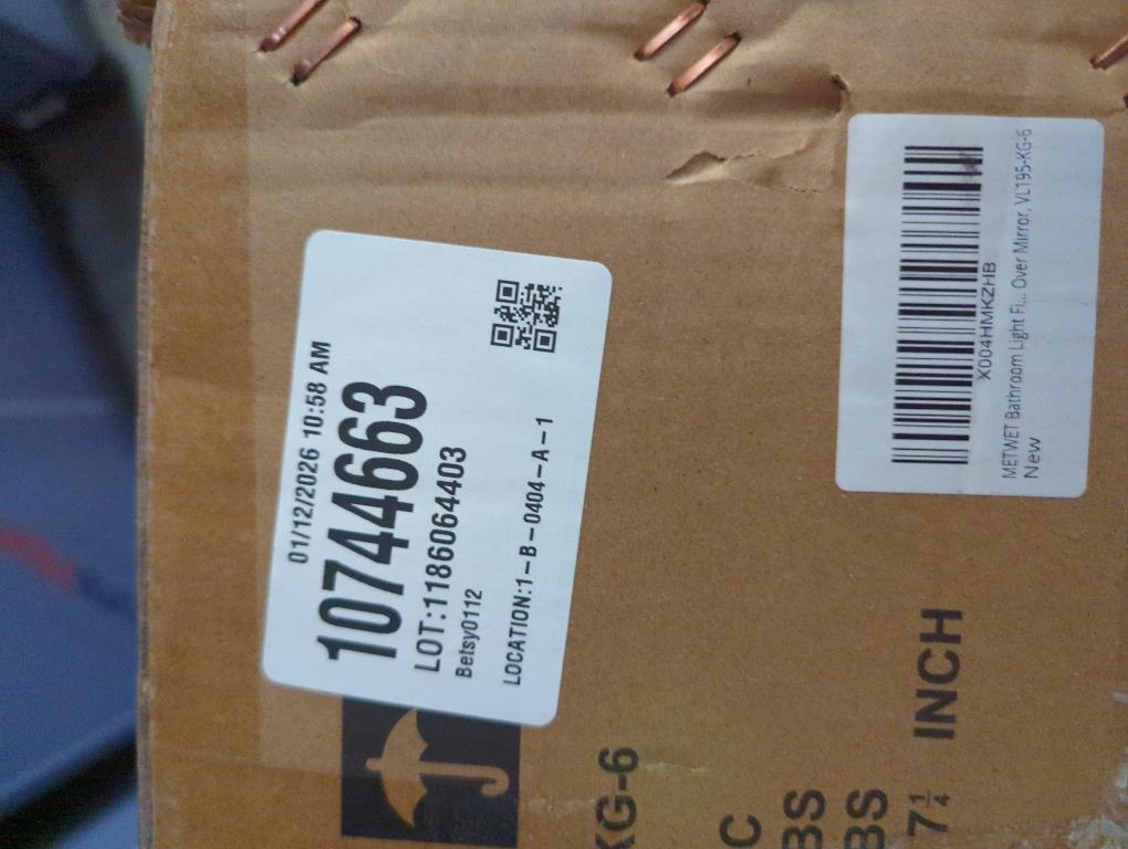 Bathroom Light Fixtures, 6-Light Black and Gold Bathroom Vanity Light, 38 Inch Modern Wall Sconces with Globe Clear Glass Shade, Vanity Lighting Fixtures Over Mirror, VL195-KG-6