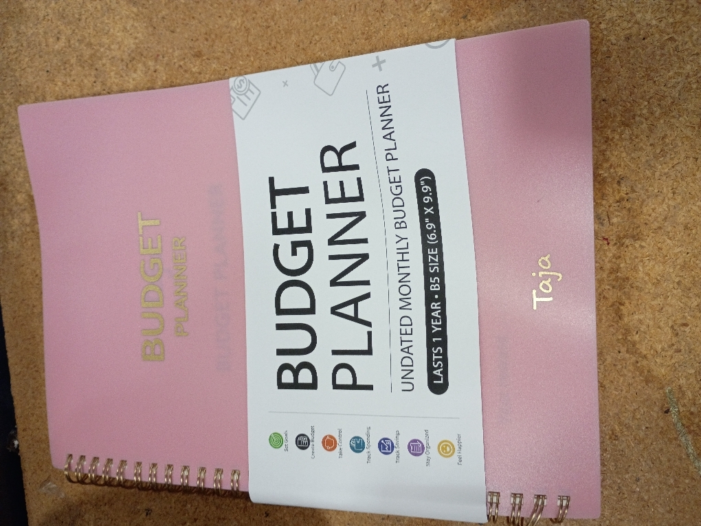 Budget Planner - Monthly Budget Book with Expense Tracker Notebook, Undated Bill Organizer & Finance Planner to Take Control of Your Money, Account Book to Manage Your Finances-Pink