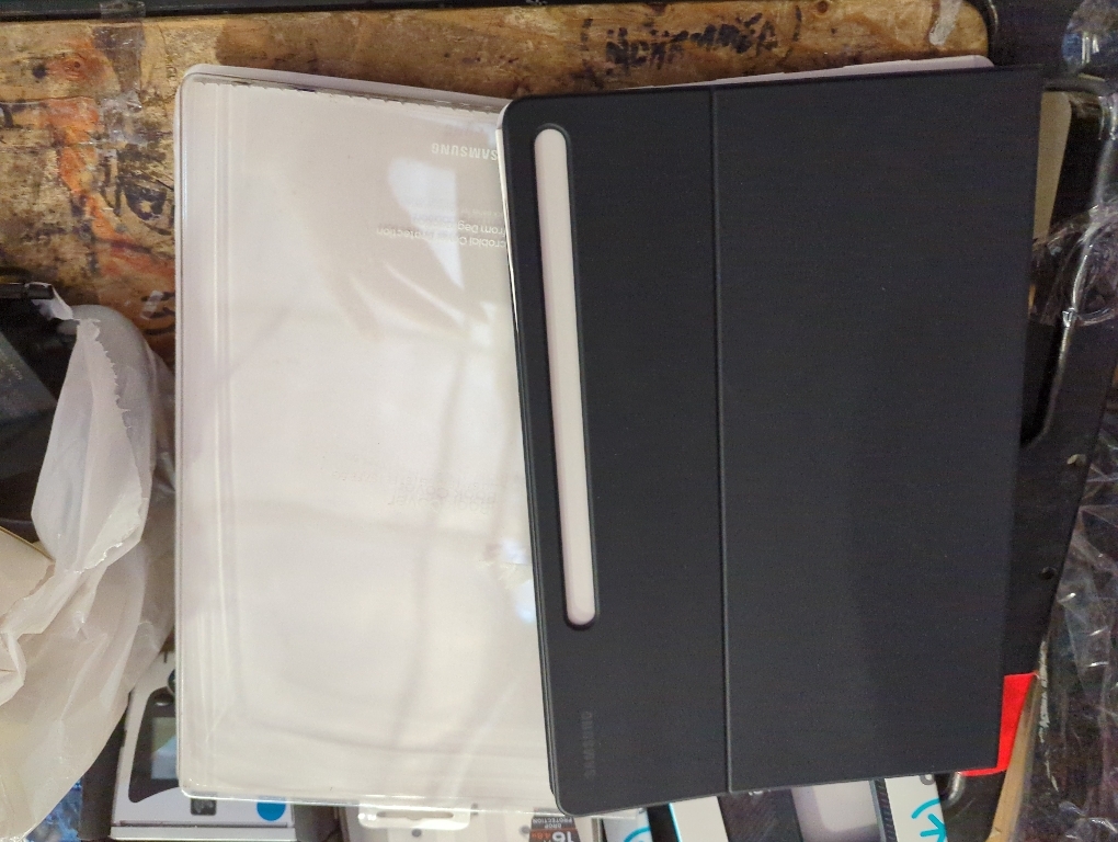 SAMSUNG Galaxy S10  | Tab S9  | S9FE  Smart Book Cover, Tablet Protection Case, Portrait and Landscape Modes, Detachable Platform, Auto Screen On/Off, US Version, Blue