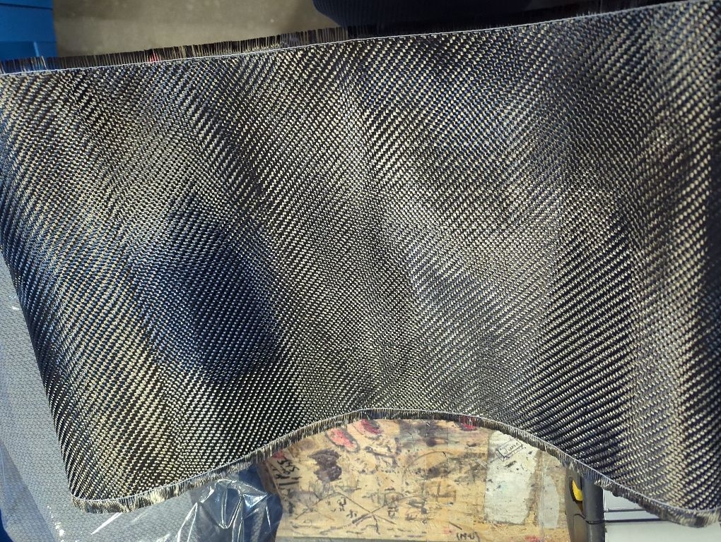 Jecery 6.5ft x 12 Carbon Fiber Fabric Roll Pure Fabric Carbon Fiber Sheet 2 x 2 Twill Weave 3k/220g for Cars for Structural Reinforcement on Concrete Walls, Basements, Boats (1 Roll)