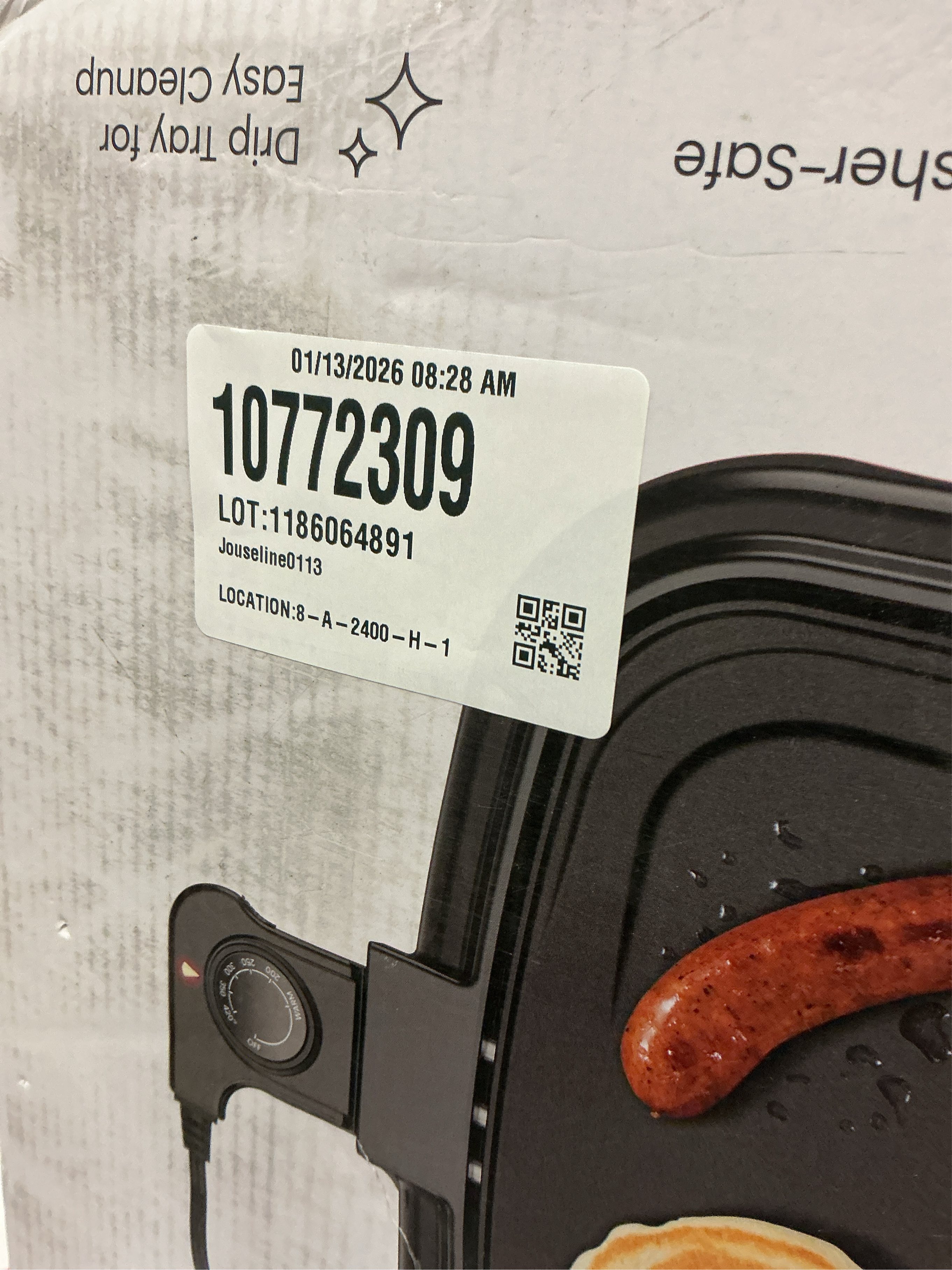 Chefman 10x20 Electric Griddle - Black