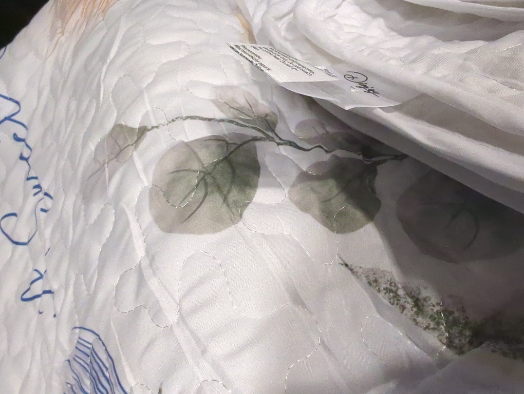 Dinjoy Floral Quilt Set Queen 3 Pieces Blue & Yellow Quilts Bedding Set Bohemian Bedspread Bed Cover Lightweight Spring Summer Beds Coverlet for All Season(96x90)