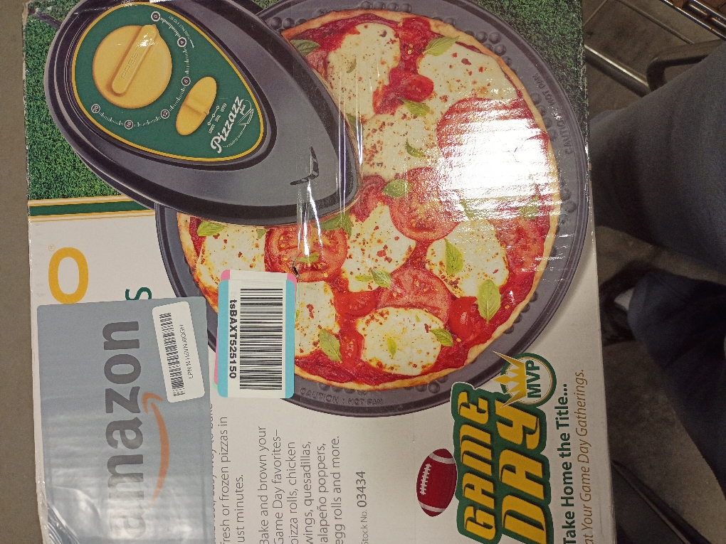 Presto Pizzazz Black Electric Pizza Oven