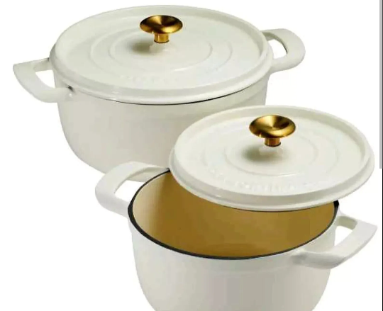TRAMONTINA USA INC Enameled Cast Iron Round Dutch Oven, 2 ...