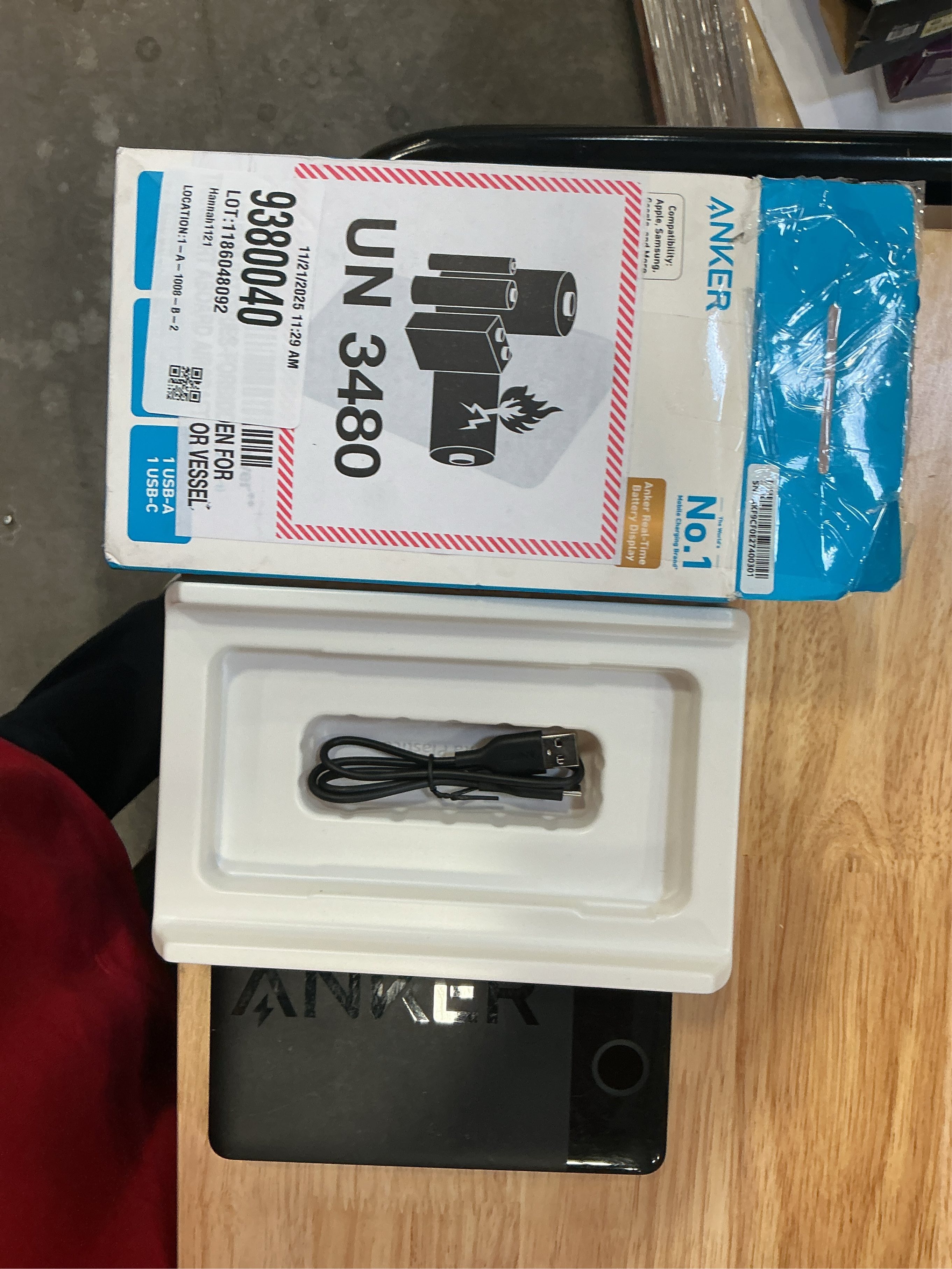 Anker 20000mAh 15W Power Bank - Black