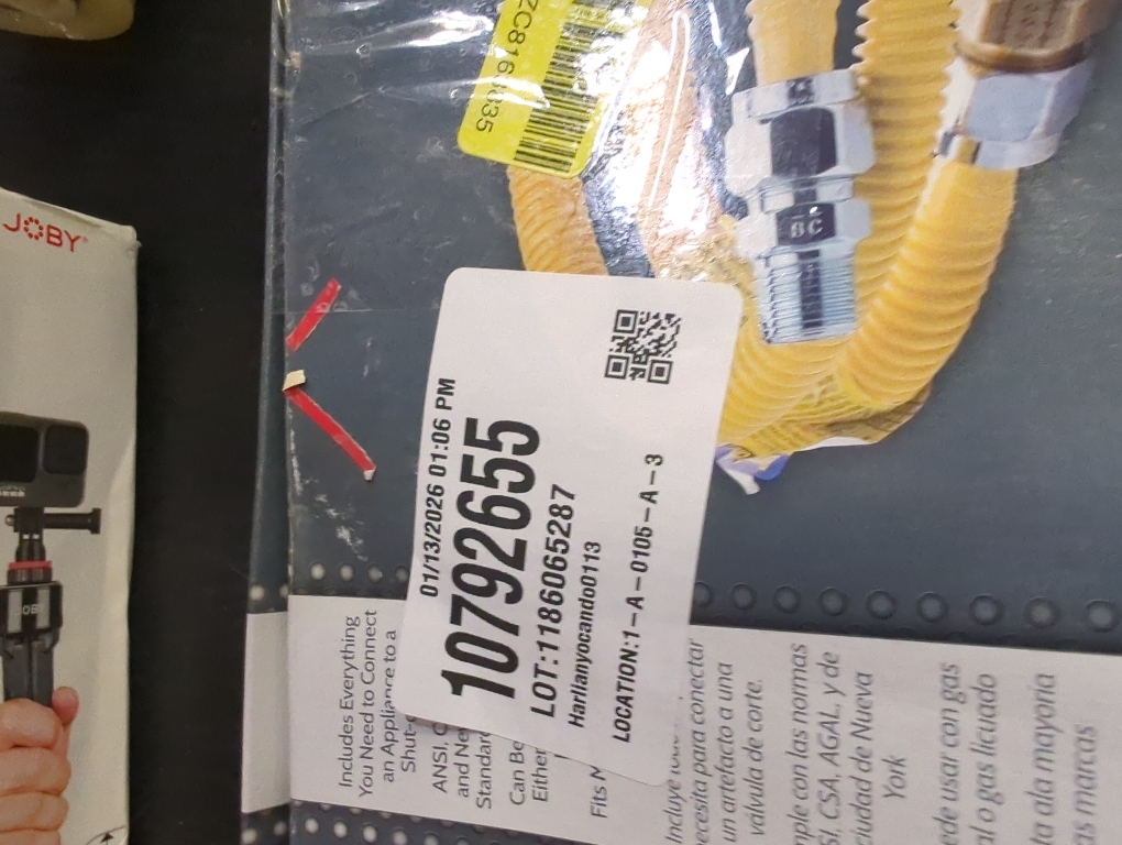 4 ft. 5/8 in. ProCoat Safety PLUS Gas Connector 1/2 MIP x 1/2 MIP