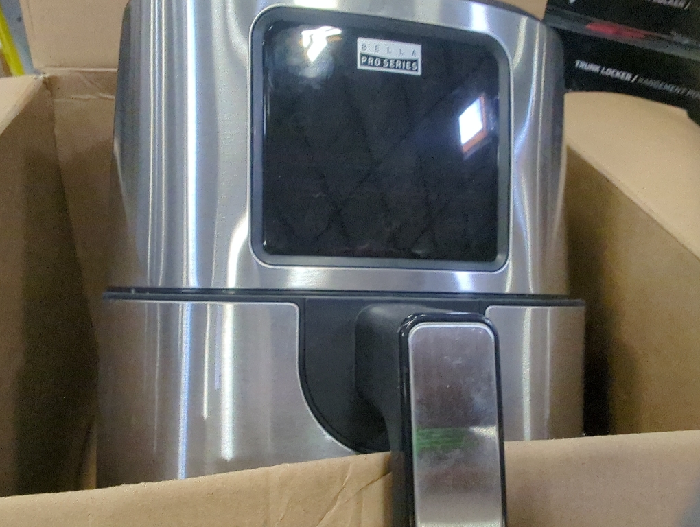 Size 4.2-qt Bella PRO - Size 4.2-qt. Touchscreen Air Fryer - Stainless Steel