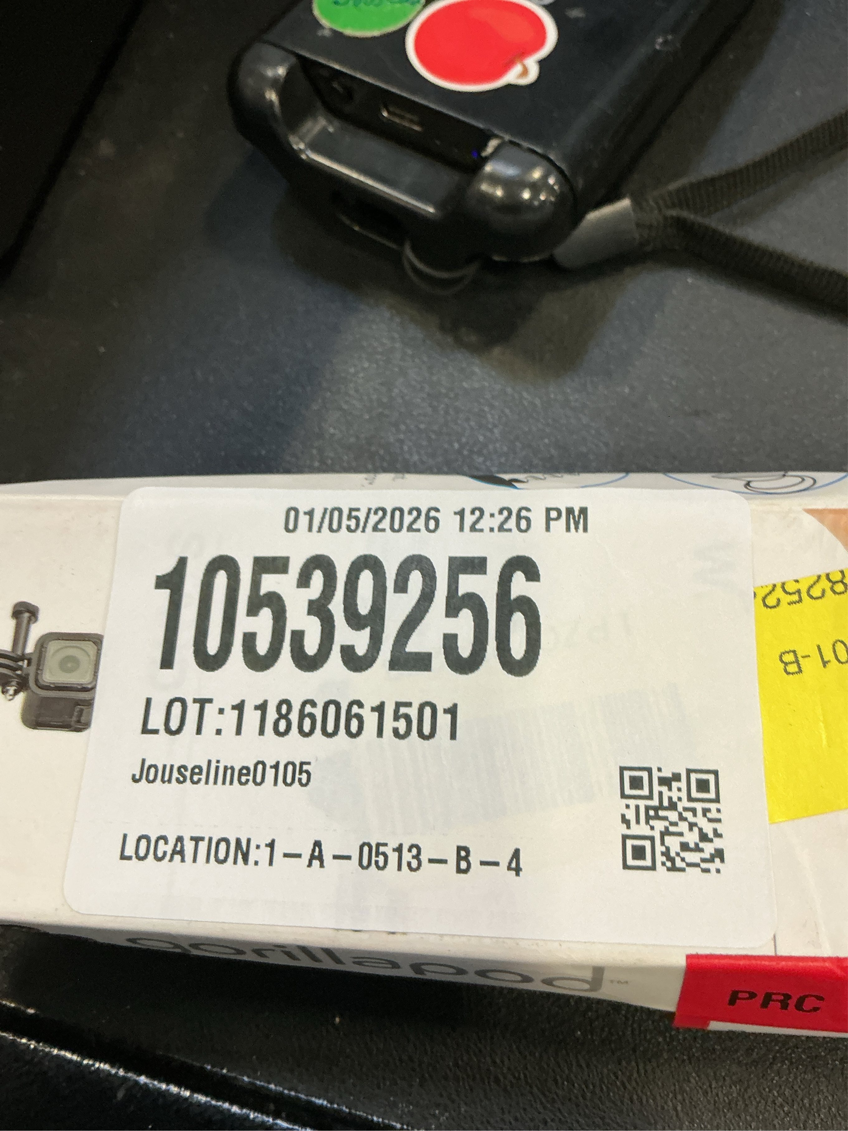 Joby GorillaPod 500 Action, Tripod for Action Cameras, GoPro and Video Cameras, for Content Creation, Vlogging, Live Streaming, TIK Tok,Black