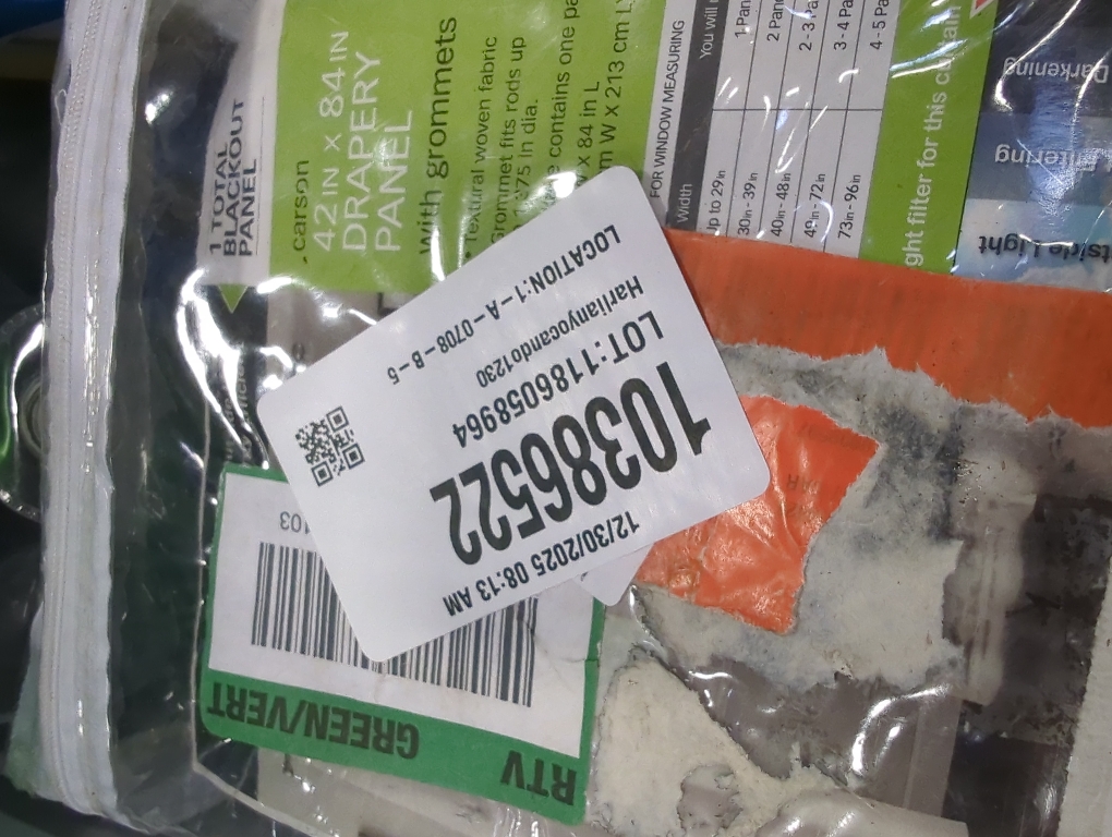 Almond Milk Solid Polyester 42 in. W x 84 in. L Grommet Blackout Curtain Panel