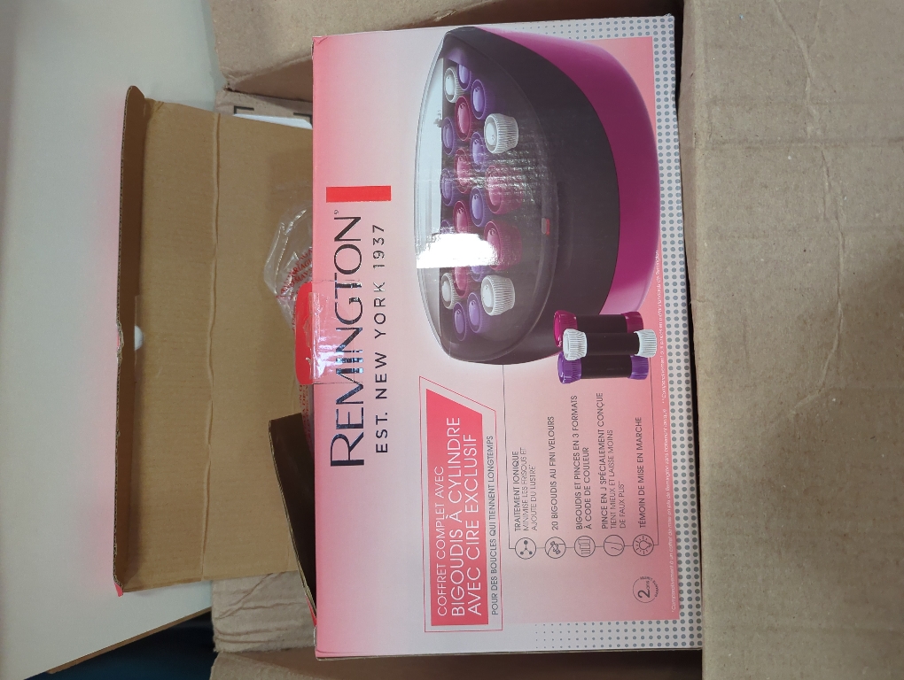 Remington Ionic Conditioning Hair Setter, 20 Velvet Hair Rollers, 6 Large (1¼”), 10 Medium (1), 4 Small (¾”), Blowout Style Hair Curlers