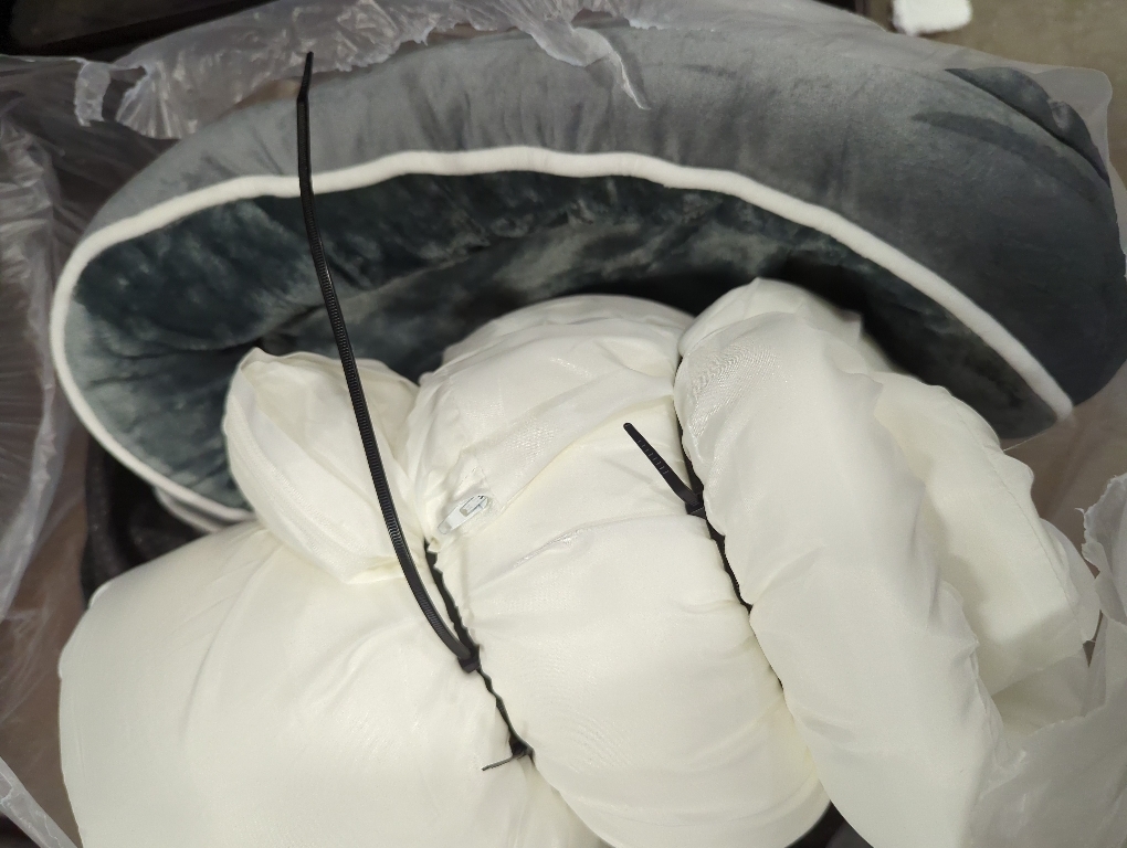 OhGeni Orthopedic Dog Couch Pet Sofa Large Sized Cat Beds with Comfort Foam Support, Soft Comfortable Fabric, Machine Washable Waterproof Removable Cover, 35-Inch (Gray)