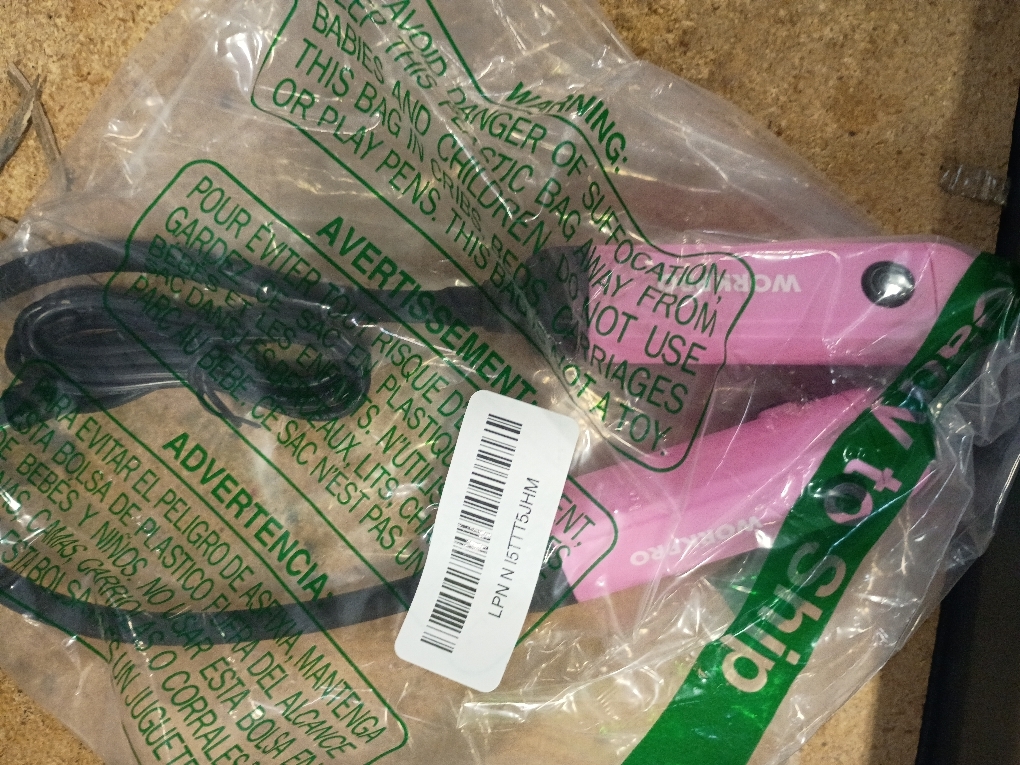 WORKPRO Rechargeable Neck Light for Hands-Free Lighting, 3 Brightness Levels 300 Lumens Neck Light, Bendable Silicone Arm, Great for Mechanics, Reading, Camping, DIY Projects, Crafting, Pink Ribbon