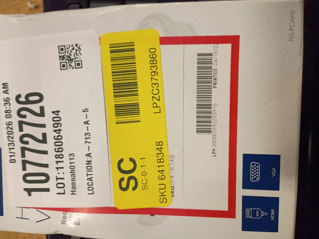 Insignia - HDMI to VGA Adapter - Model: NS-PCAHV -