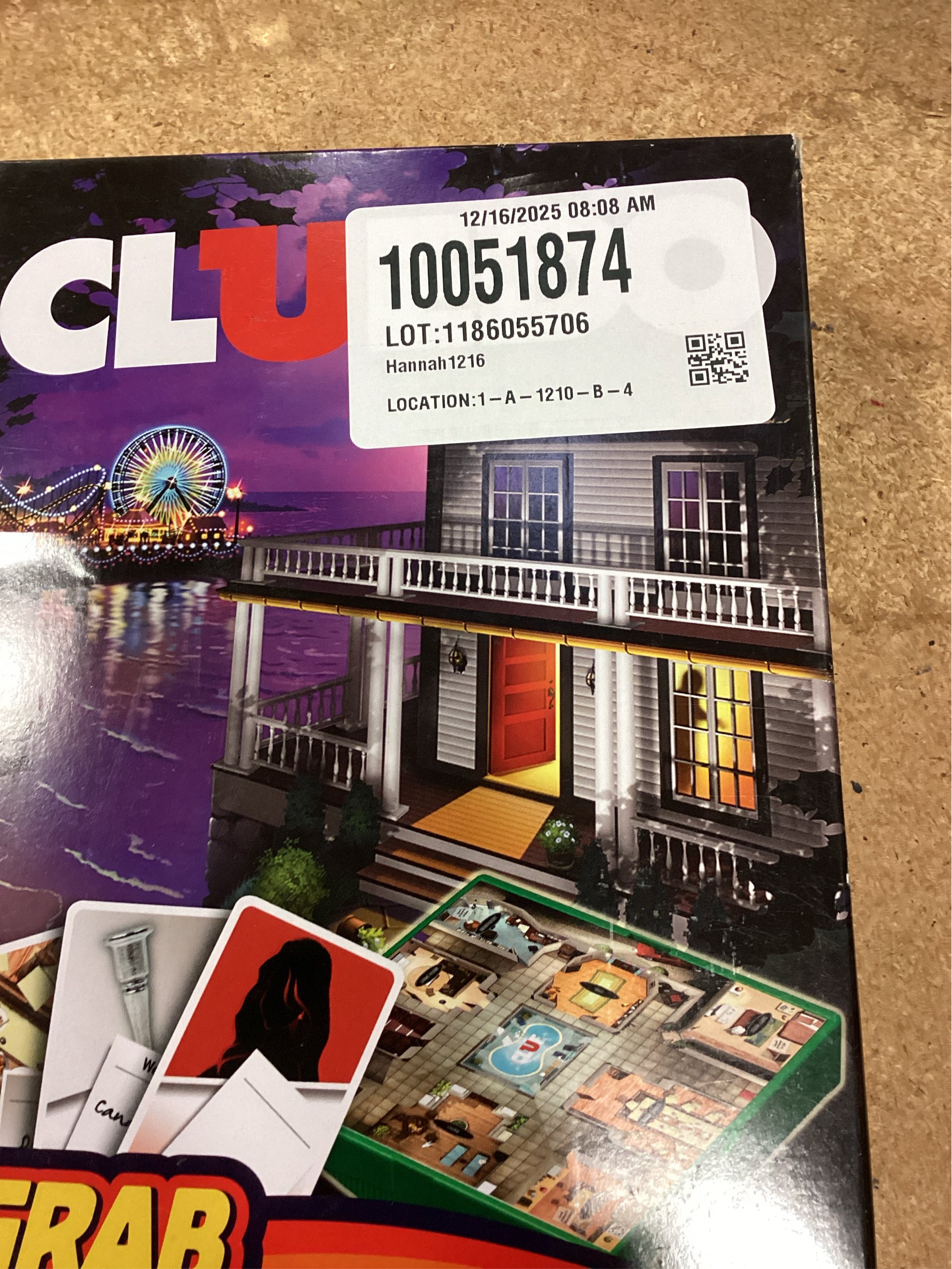 Hasbro Gaming Cluedo Grab & Go Game,60 x 80 cm