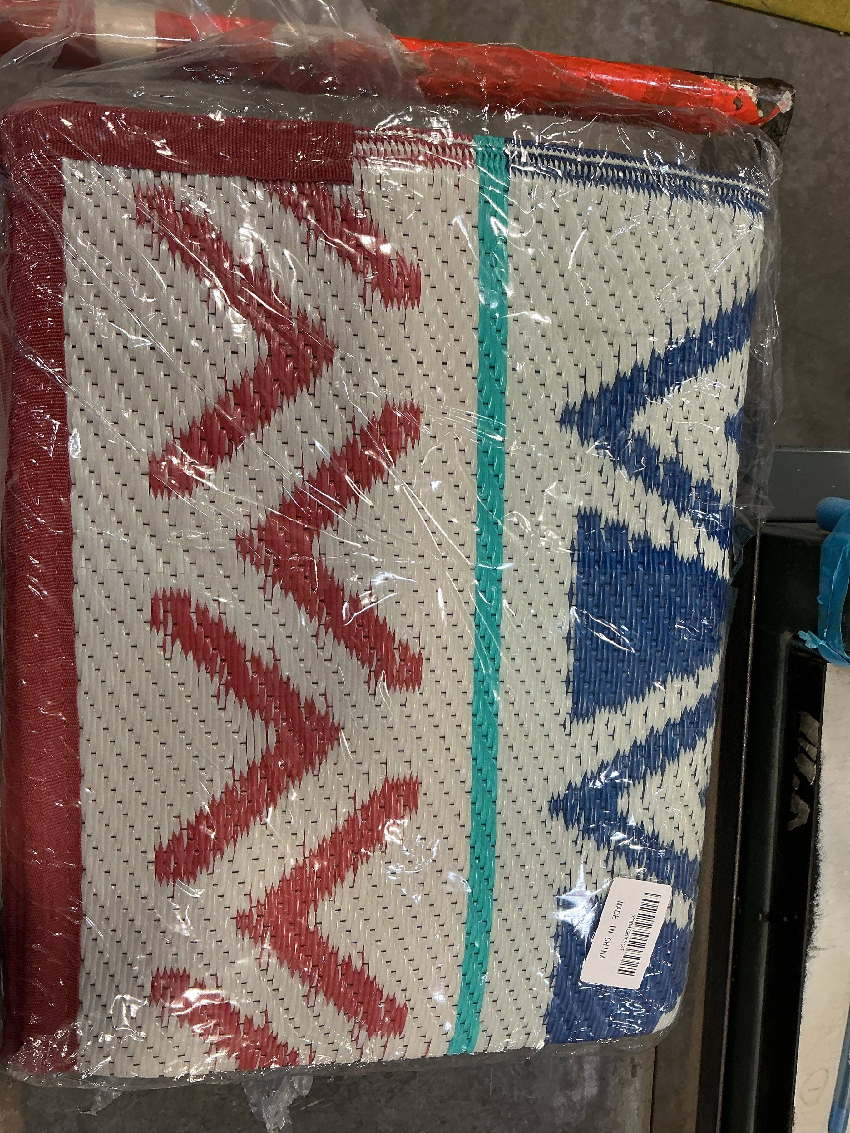 Outdoor Rugs Patio Camping Waterproof - 5x8 Plastic Straw Patio Rug Portable for Campers, Outside RVs Mat, Outdoor Area Carpet for Patios Clearance, Backyard Porch, Balcony, Picnic