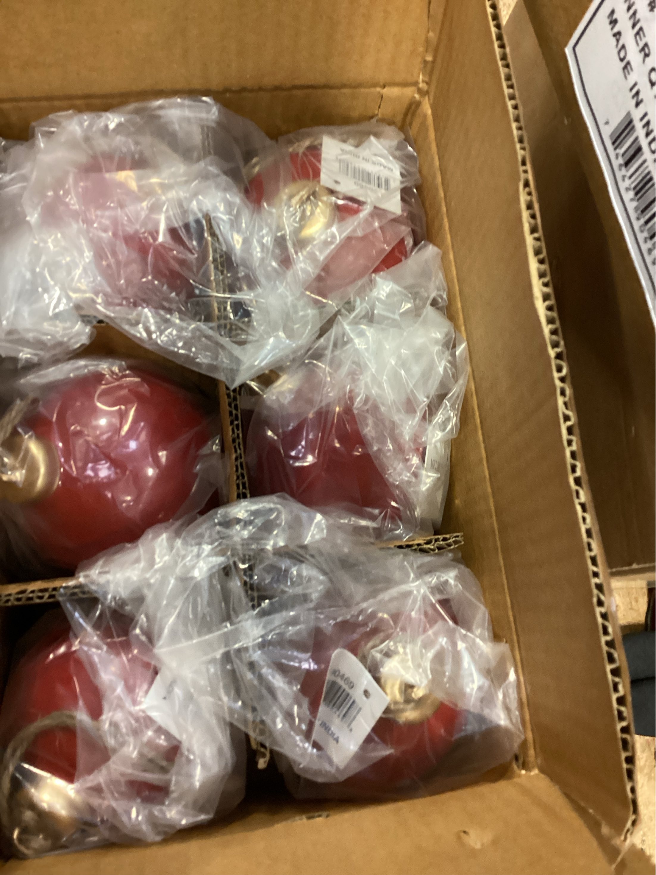 Melrose International LLC Ball Ornament (Set of 6) 3D Iron