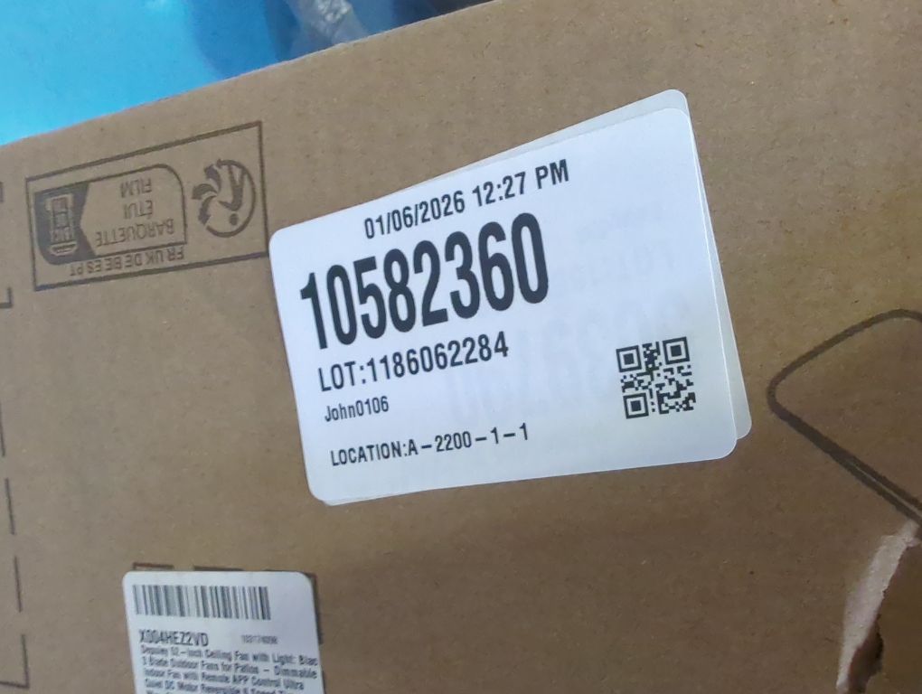 Depuley 52-Inch Ceiling Fan with Light: Black 3 Blade Outdoor Fans for Patios - Dimmable Indoor Fan with Remote APP Control Ultra Quiet DC Motor Reversible 6 Speed Timer