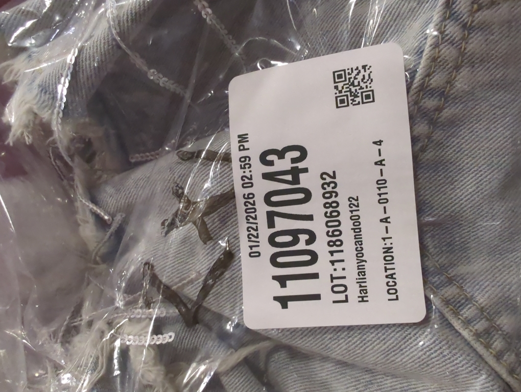 Size 2XL Snoly Women's Shorts Colored Rhinestone Sexy Summer High Waist Fringe Tassel Frayed Ripped Denim Jean Shorts