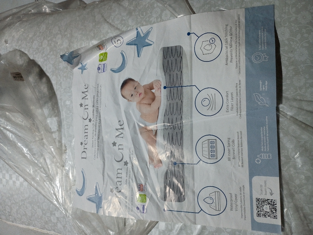 Dream On Me Nap Nest Crib and Toddler Mattress, Dual-Sided - Infants & Toddlers,