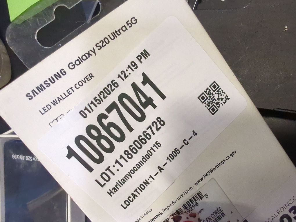 Samsung LED Wallet Cover EF-NG988 - Flip cover for cell phone - black - for Galaxy S20 Ultra, S20 Ultra 5G