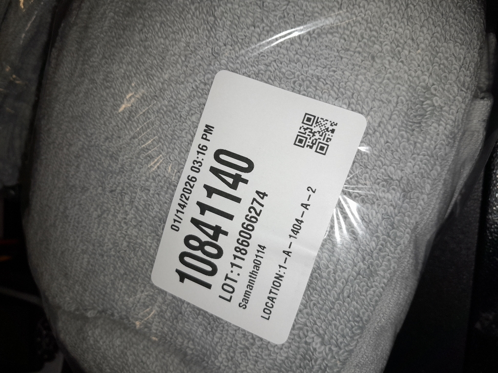 Haven Organic Cotton Terry Hand Towel in Harbor Mist Grey 2 pack