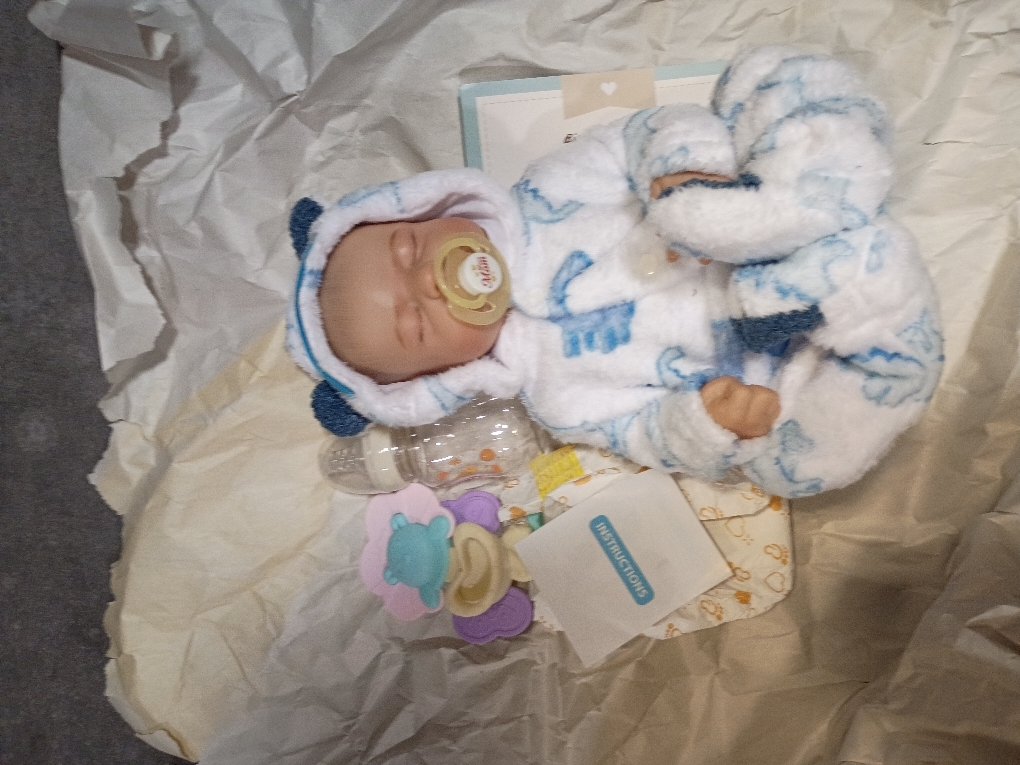 BABESIDE 20 Inch Reborn Baby Doll Boy, Full Vinyl Realistic Newborn | Poseable Full Vinyl Body, Hand-Painted Newborn Details, Clothes and Accessories and Gifts, Kids Ages 3