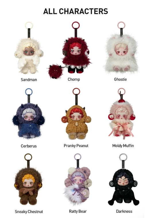 SKULLPANDA You Found Me! Series Plush Doll Pendant, Blind Box