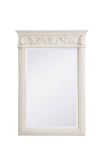 Traditional Beleved Bathroom/Vanity Mirror White