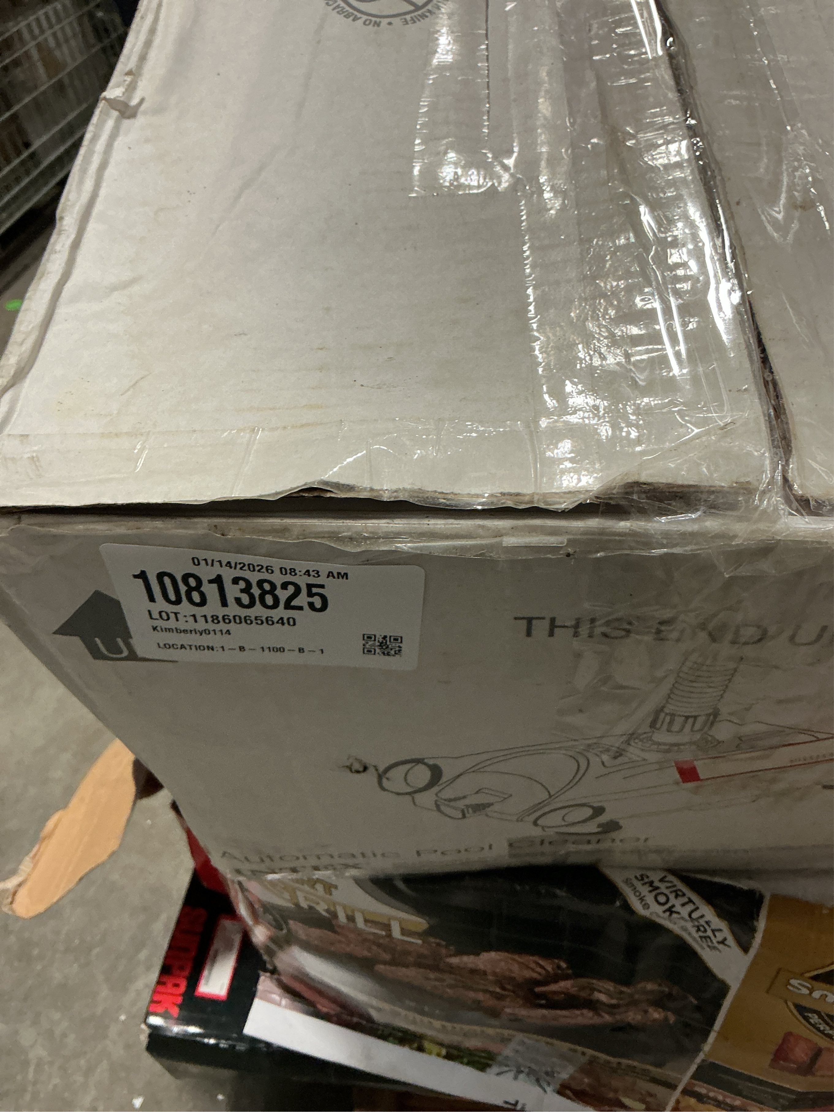 Intex 28001E Above Ground Pool Automatic Pool Cleaner Pressure Side Vacuum Cleaner with 24 Foot 7 Inch Hose for Intex Pools Only w/ a 1.5 Inch Fitting