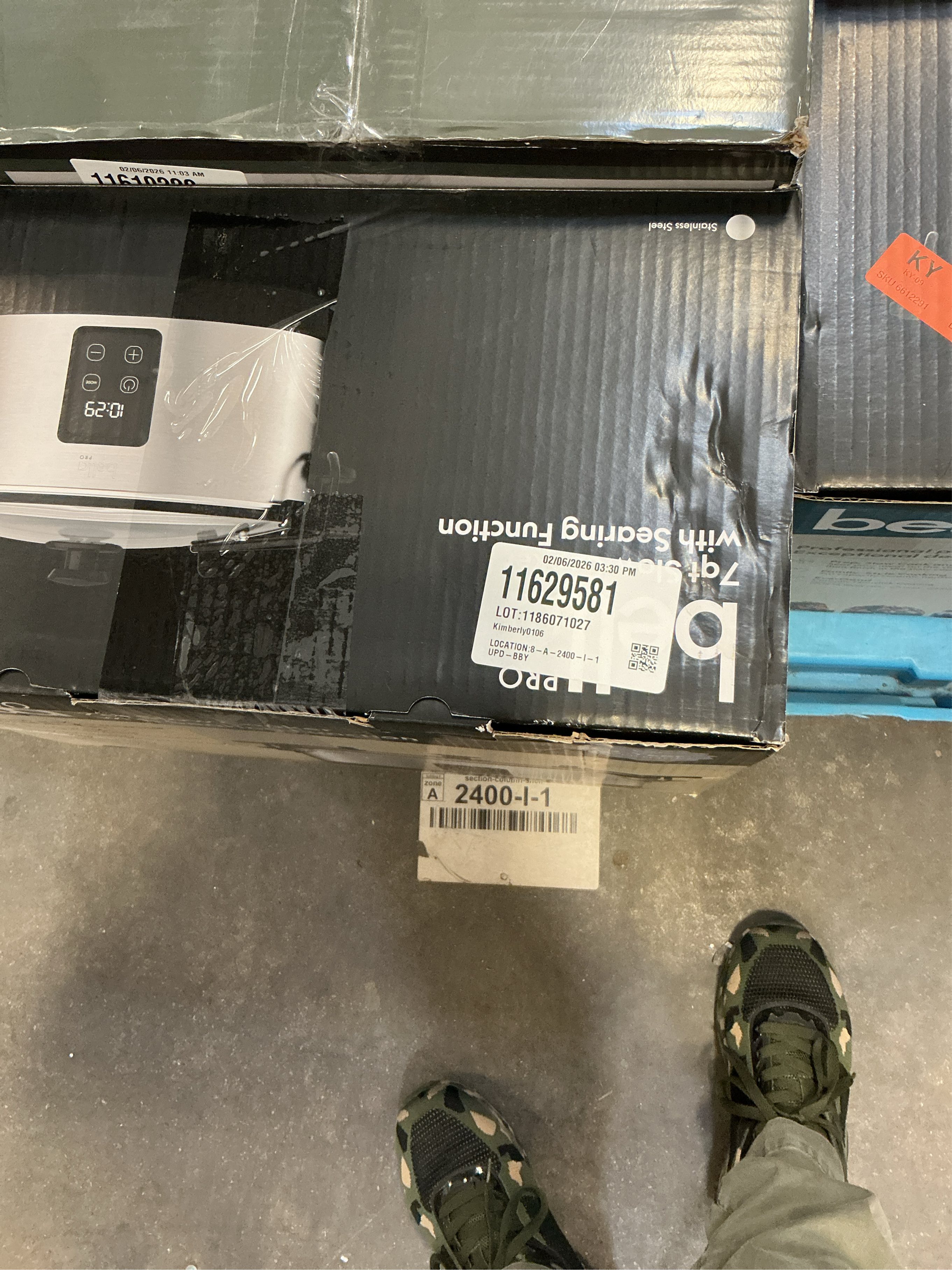 Bella PRO - 7-qt. Programmable Slow Cooker with Searing Function - Stainless Steel