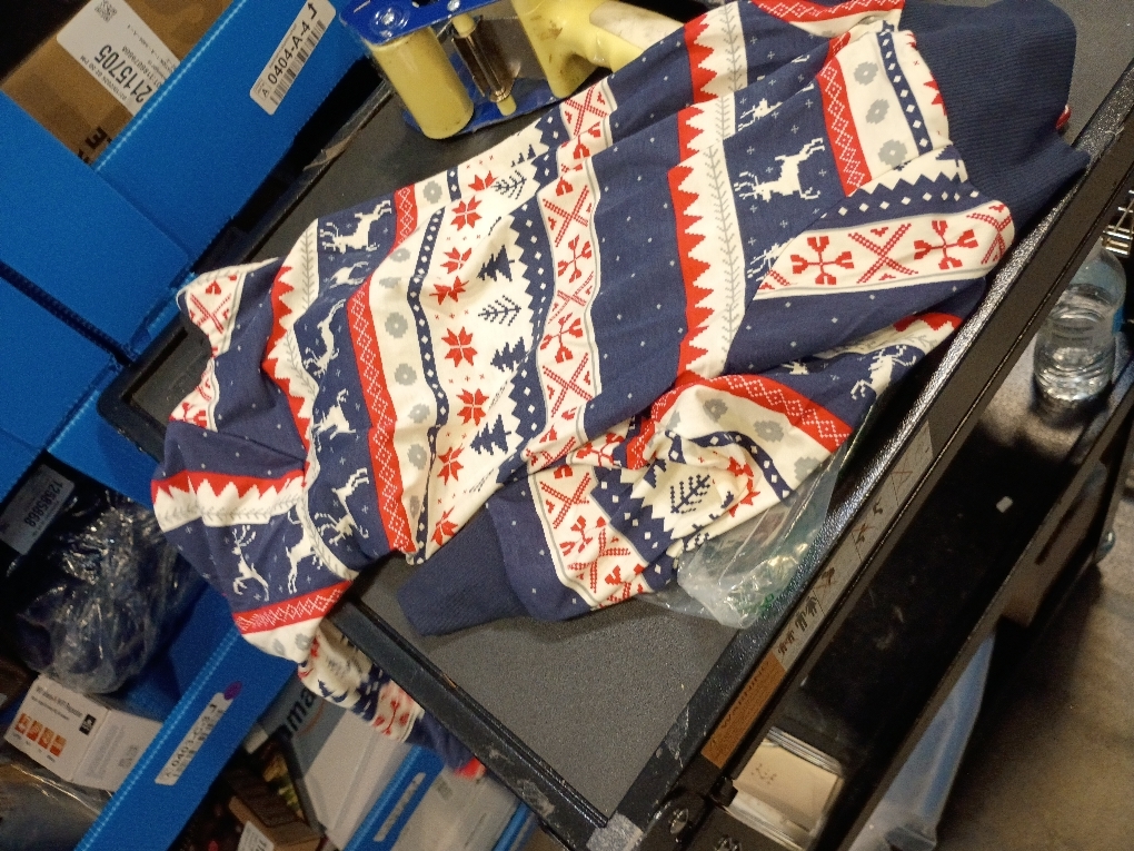 Dog Recovery Suit After Surgery Female Male, Medium Large Dog Neuter Shirt Cone Alternatives Prevent Licking Surgical Onesies (Christmas Blue, XL)